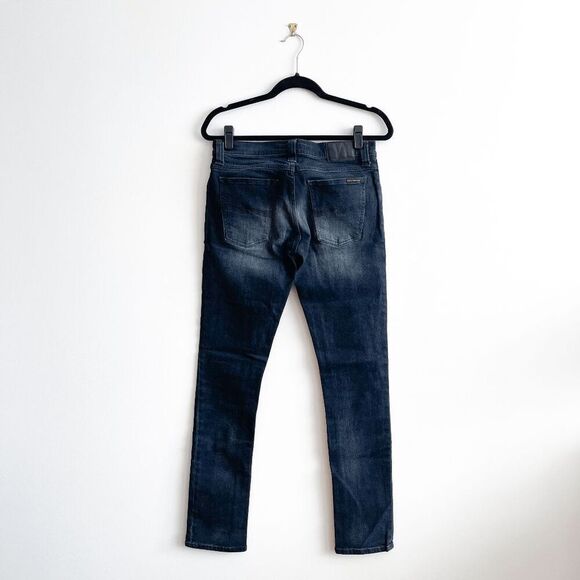 Nudie Jeans Womens Tight Long John Jeans Organic Cotton Blend Black & Grey 29 - Picture 3 of 13